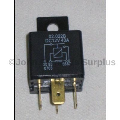 Land Rover 12 volt 4 pin yellow relay YWB10027L