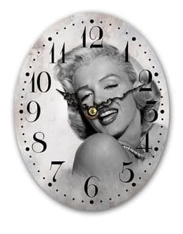 Marilyn Monroe Small Oval Clock Z-5017