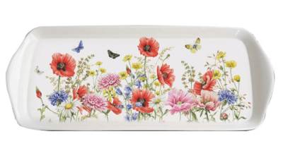 Poppy Garden Medium Sandwich Tray. TAB0005 