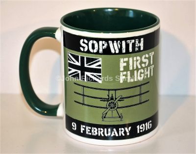 Classic Style China Mug Sopwith Triplane Aircraft First Flight 