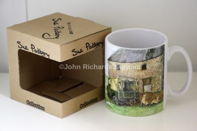 Sue Podbery Collection Durham Mug Land Rover Series 1 Rear View SP38M