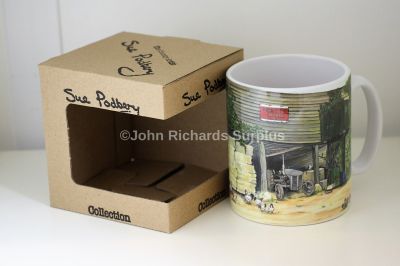 Sue Podbery Collection Durham Mug Little Grey Fergie in the Barn SP157M