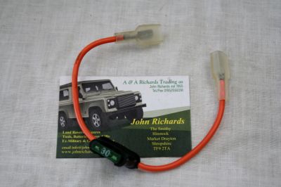 Land Rover In-Line Fuse Lead PRC4311