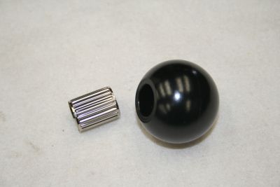 Military vehicle Armoured Car ACR Black control lever knob with fixing clip 2590998198400
