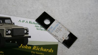 Land Rover gun mount bracket reinforcement MRC6635