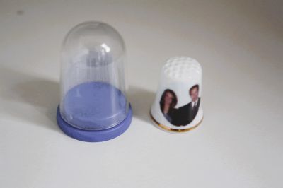 William & Catherine Commemorative Wedding Thimble 119127