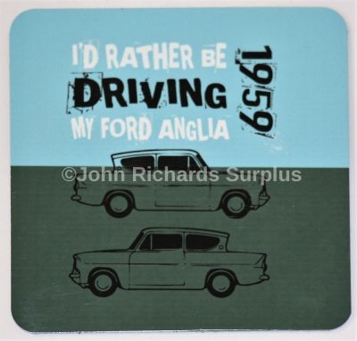 Fridge Magnet I'd Rather Be Driving My Ford Anglia