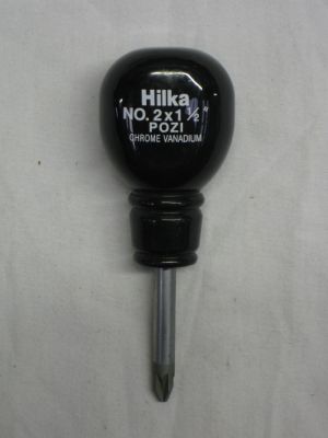 Hilka 2 x 1.1/2" Pozi Head Screwdriver