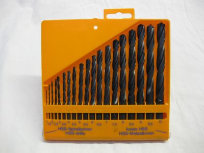 Transworld HSS Spiral Drill Bit Set 1-10mm