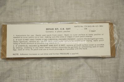 NCB C.B. Suit Repair Kit V/26607