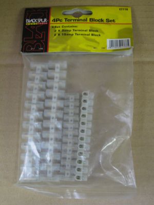 Blackspur 4 Piece Terminal Block Set CT110
