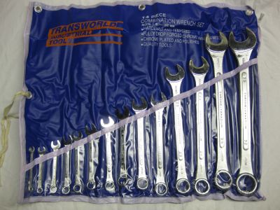 Transworld 14 Piece Metric Combination Spanner Set