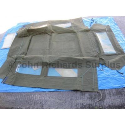 Land Rover series LWB 3/4 length hood with windows 331308