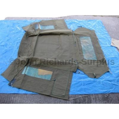 Land Rover Series SWB 3/4 length hood with windows 331372