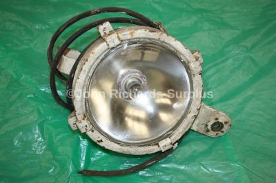 White Military Vehicle FV Spot Lamp Used Condition With Bracket FV159907