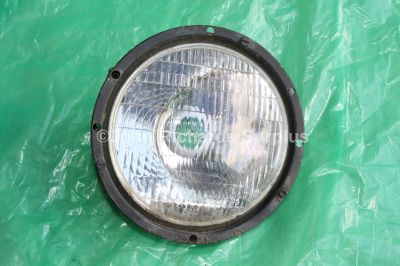Military Land Rover Fighting Vehicle Headlamp and Bezel in Poor Condition FV157942