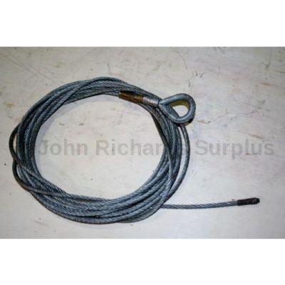 Wire Rope with Eyelet 1.36 Ton Rated 25 Foot Long NSN 4010-99-808-8987