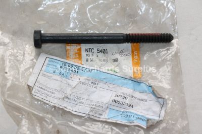 Defender Bumper Bolt Black M10 X 120mm NTC5401 Genuine