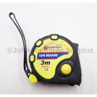 Marksman 3 metre / 10 ft Rubber Protected Tape Measure 55143c
