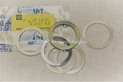 MGA MGB Crankshaft Sprocket Shim Pack x10 2K 6633