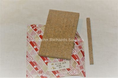 MGA MGB Crankshaft Main End Cap Cork Seal Pack x10 12H1638