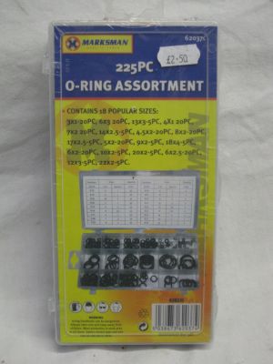Marksman 225 Piece O Ring Assortment 62037C