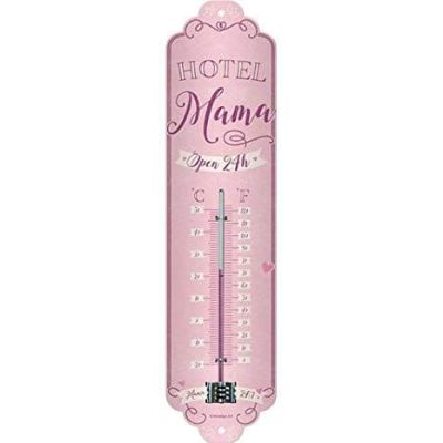 Nostalgic Art Thermometer Hotel Mama Open 24H 80318