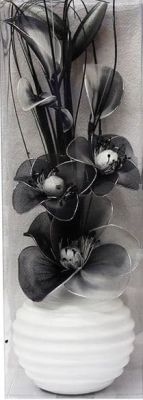 Small Floral Displays in Small Ceramic Ribbed Bowl Vase Choice of 4 Colourways 813 Mix A
