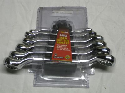 Am-Tech 6 Piece Off-Set Stubby Ring Spanner Set