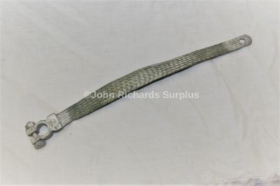 Classic Car Flat Braided 34cm Negative Earth Lead For Petrol Vehicles