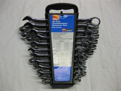 Hilka 22 Piece Metric & Imperial Combination Spanner Set 