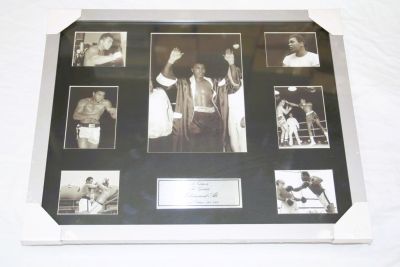 Limited Edition Mohammed Ali Framed Montage