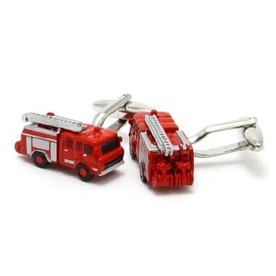 Novelty Cufflinks Fire Engine Fire Extinguisher Tractor