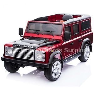 Ride On Land Rover Defender Red P.O.A DA1524