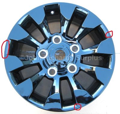 Sawtooth Style Alloy Wheel 18" x 8 - Damaged - Collection Only DA6548