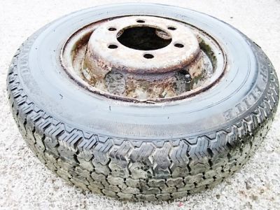 Dunlop SP Elite 185 R14 Tyre On Rim (Collection Only)