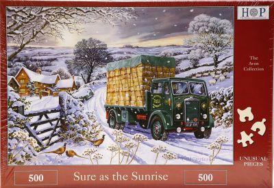Sure As The Sunrise 500 Piece Jigsaw Puzzle 