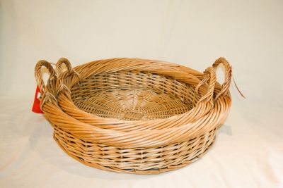 Luxury Buff Willow Tewkesbury Tray 2 sizes JMV47