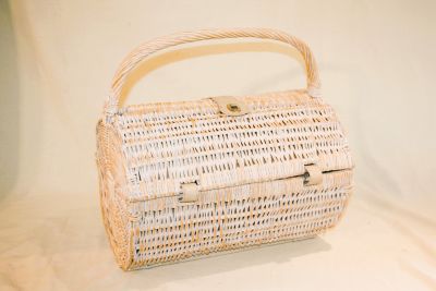 Henley Luxury Wicker Picnic Barrel Hamper Ex-Display Clearance GG006