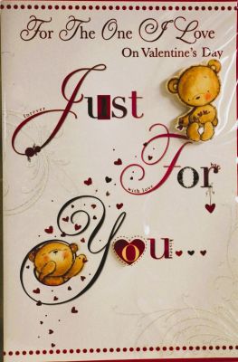 Valentines Day Card For The One I Love Free P&P HAV258