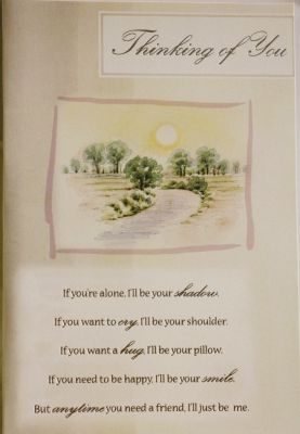 Happy Birthday Card Thinking Of You Free P&P 9CHIC929A
