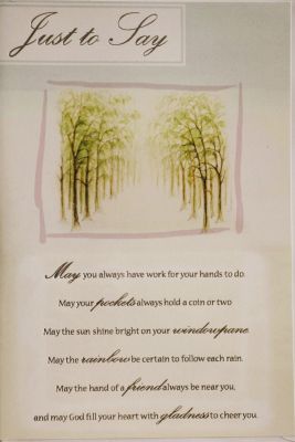 Happy Birthday Card Just To Say Free P&P 9CHIC929B