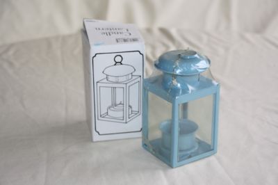 Small Garden T-Lite Lantern Blue CA0888 Blue