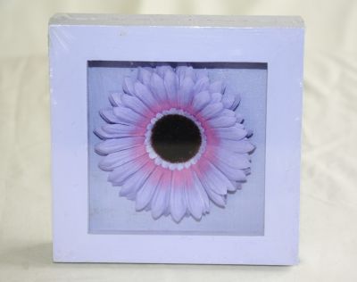 Wooden Framed Gerbera-Daisy Wall Art Lilac with Lilac Flower 286157 Lilac