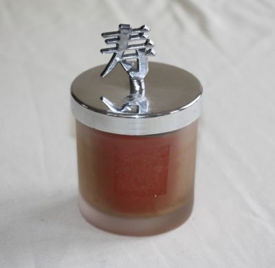 Oriental Style Candle in Glass Bowl 629-072 Longevity