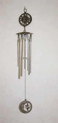 Sun Moon & Star Pewter Wind Chime Ex Display D9139