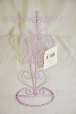 Butterfly Jewellery Stand 3 Colours Available D10160/F Lilac