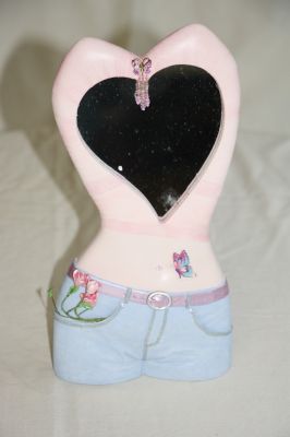 Heart Shape Butterfly Mirror 922602