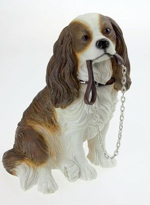 Leonardo Dog Collection Walkies Sitting King Charles Spaniel Figurine LP28867
