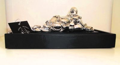  Regency Fine Arts Lucky Buddha Double tealight Candle Holder 48789